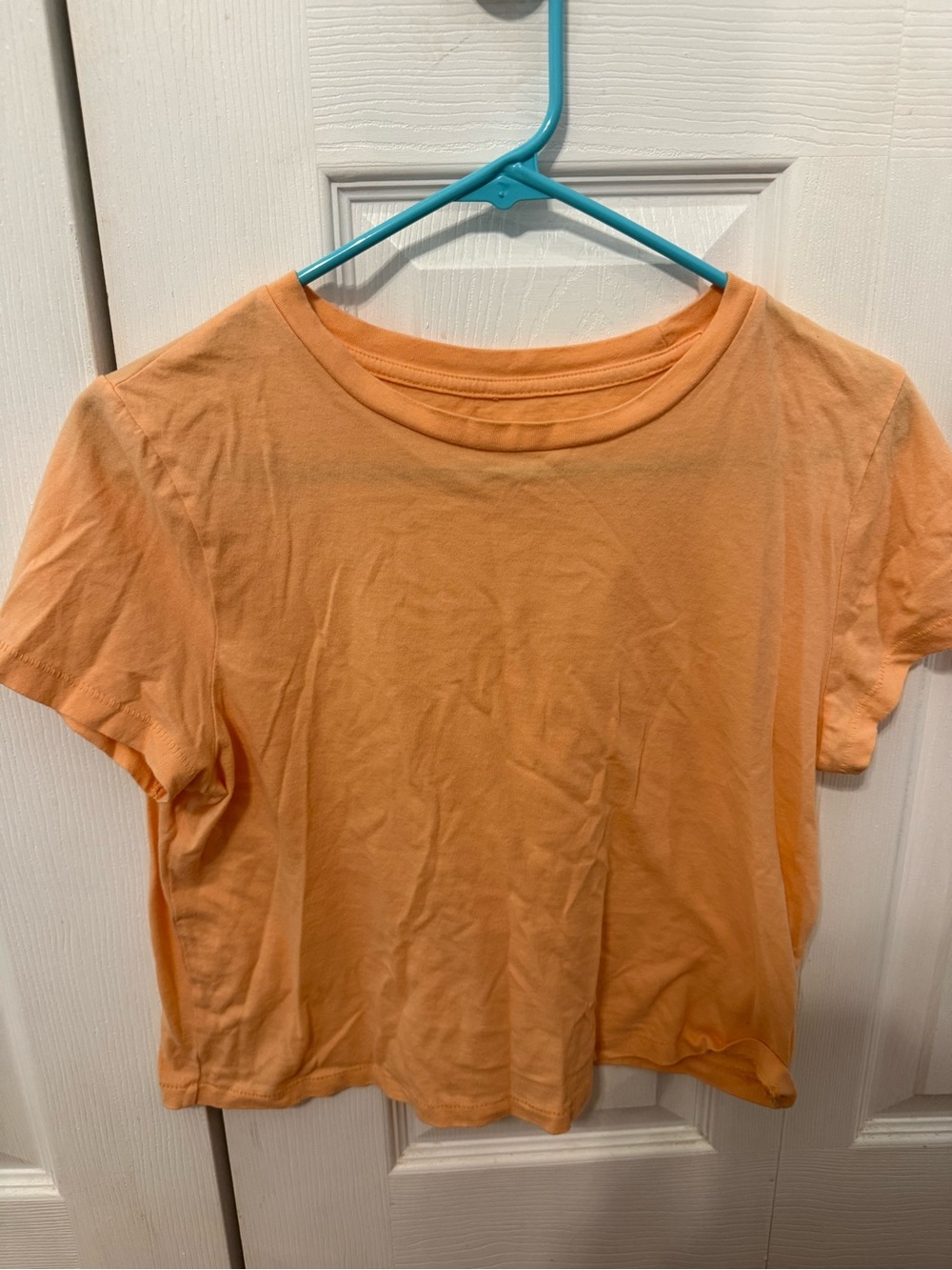 Universal Thread Peach Cropped Crewneck Tee